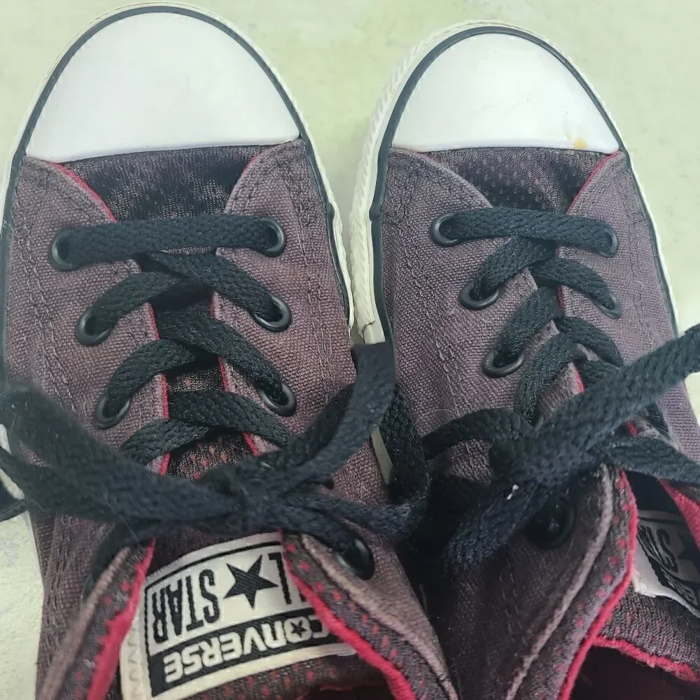 Converse Deep Grape Color With Thick Tongue Y 3